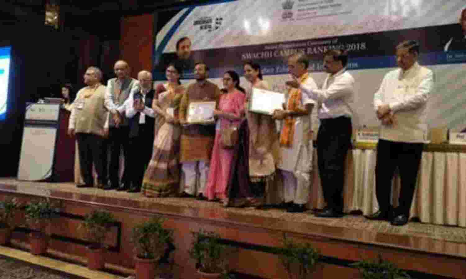 सिम्बायोसिस और अमृता विश्वविद्यालय स्वच्छता रैंकिंग में सबसे ऊपर