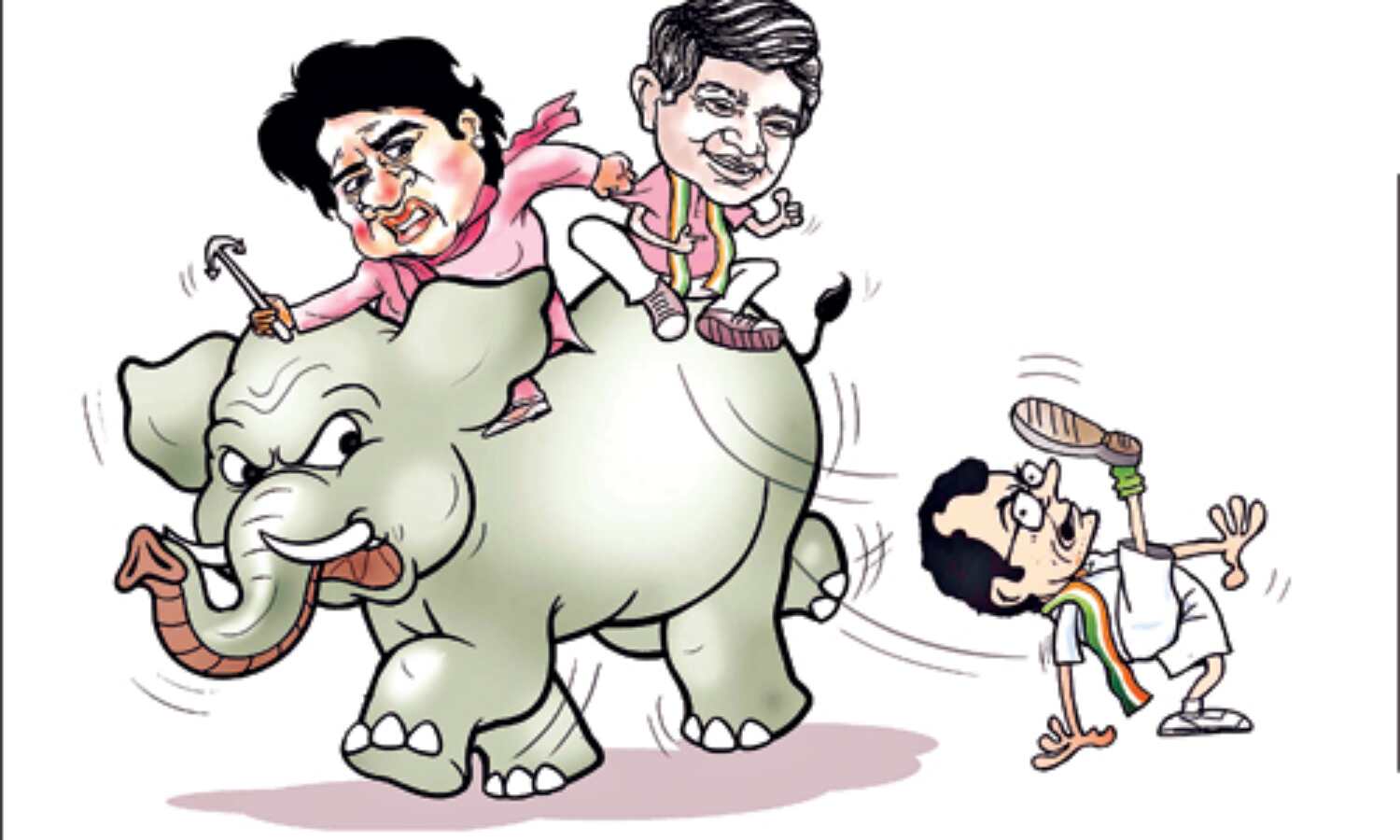 एक-दूसरे की जड़ें खोदने में लगे विपक्षी दल एक-दूसरे की जड़ें खोदने में लगे विपक्षी दल