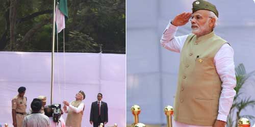 आजाद हिन्द फौज की 75वीं वर्षगांठ पर प्रधानमंत्री ने कहा - एक ही परिवार के लोगों के लिए भारत के सपूतों को भुलाया