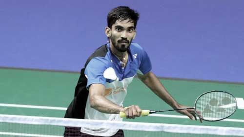 फ्रेंच ओपन बैडमिंटन टूर्नामेंट के दूसरे दौर में पहुंचे श्रीकांत