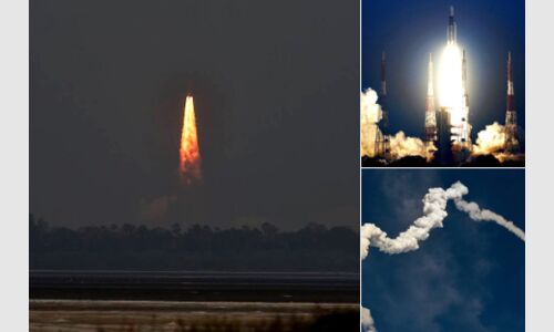 गाजा तूफान के खतरे के बावजूद जीसैट-29 का सफल प्रक्षेपण