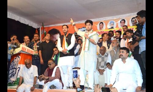 पुरानी बातें ही दोहरा गए सिंधिया, सरकार बनाने का किया दावा