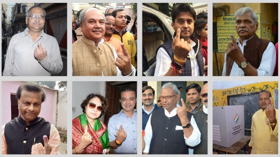 भाजपा और कांग्रेस के बड़े नेताओं ने किये अपनी अपनी जीत के दावे