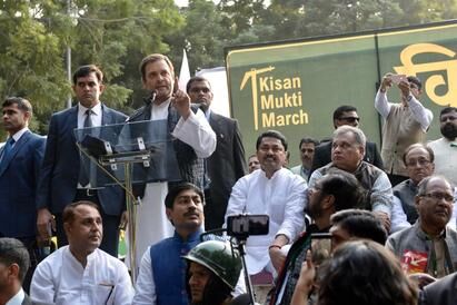 किसानों के नाम पर विपक्ष का आडंबर