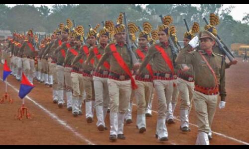 लाल परेड पर हुआ गणतंत्र दिवस समारोह का फुल ड्रेस अभ्यास