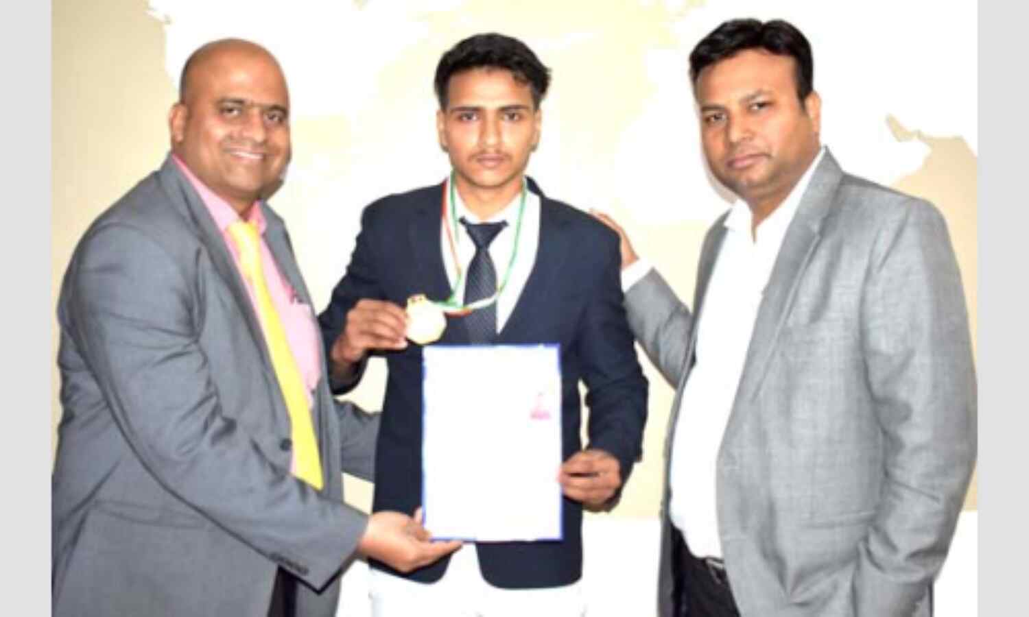 संस्कृति यूनिवर्सिटी के छात्र संजय ने नेशनल में जीता गोल्ड मेडल