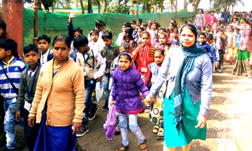 सशिमं के भैया-बहनों ने भ्रमण कर प्राप्त किए प्रकृति के अनुभव