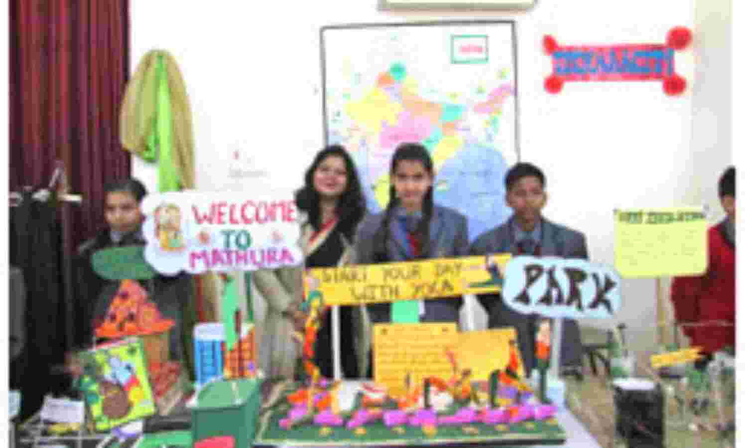 रमनलाल शोरावाला पब्लिक स्कूल में लगी विज्ञान प्रदर्शनी