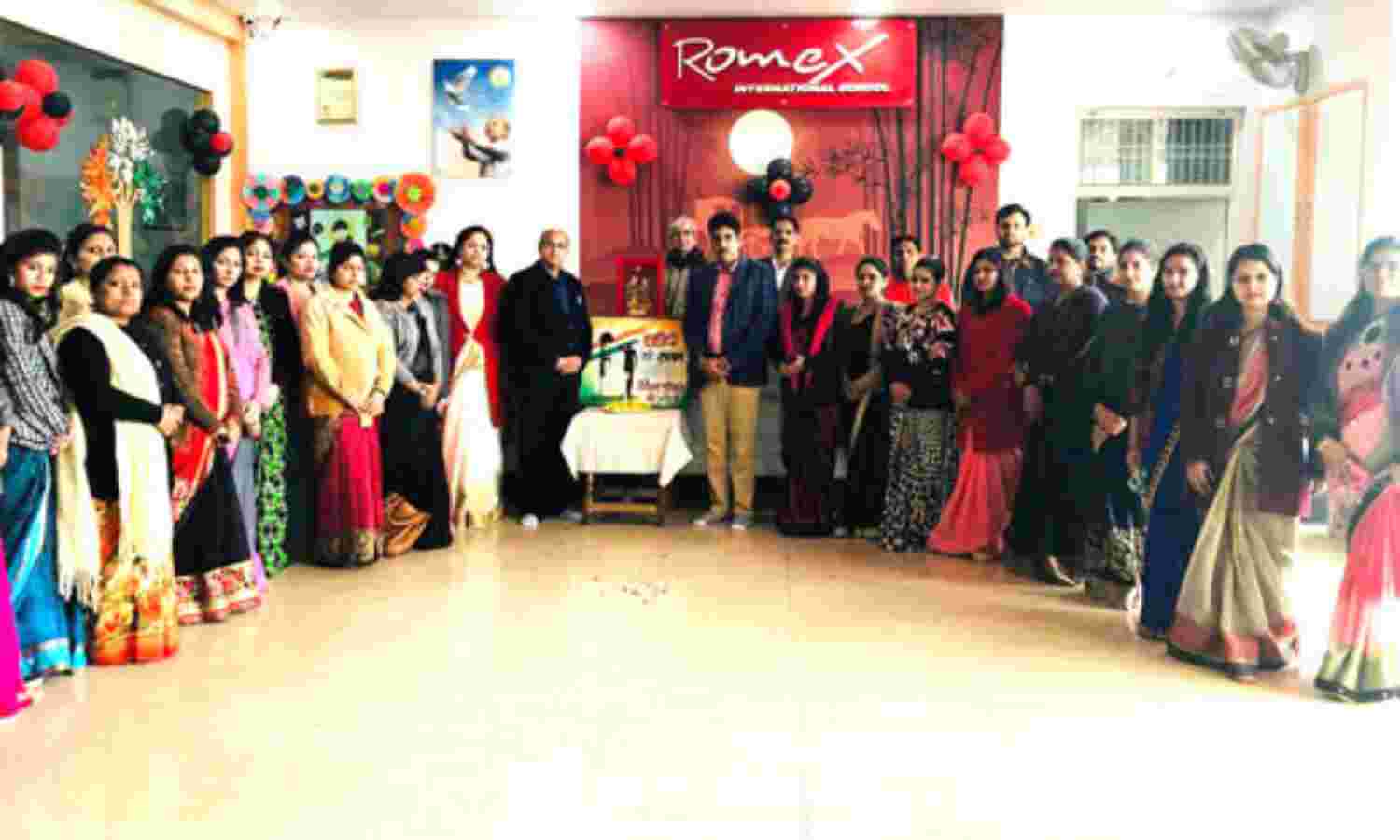 रोमैक्स परिवार ने दी पुलवामा शहीदों को श्रद्धांजलि