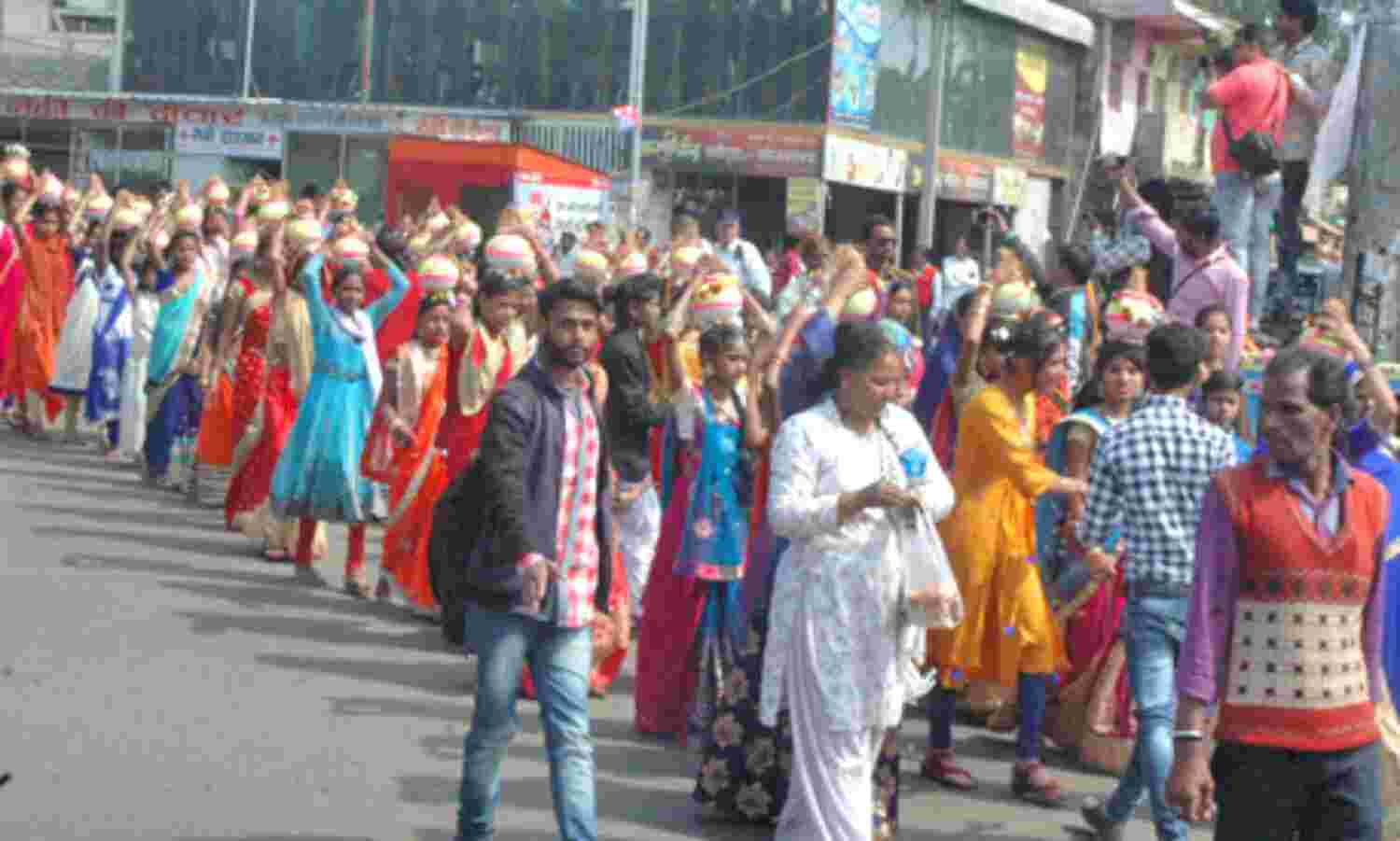 रविदास जयंती पर निकली भव्य शोभायात्रा