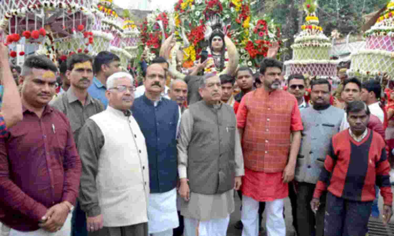 श्रीकृष्ण जन्मस्थान से निकली भोलेनाथ की भव्य बारात