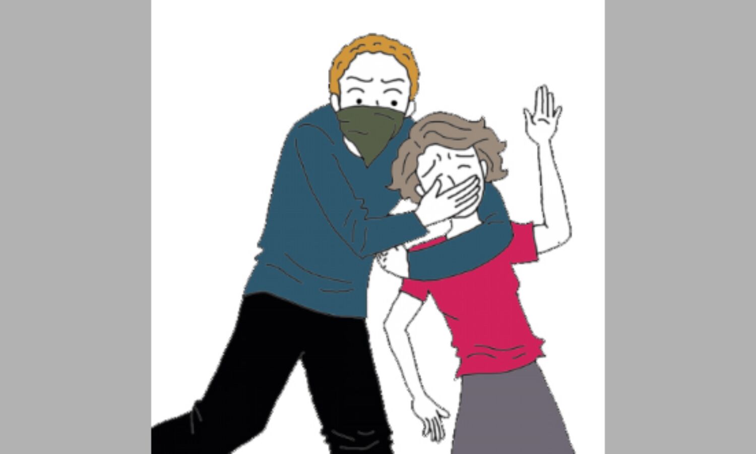 घर के बाहर खेल रही बच्ची को उठाकर ले जा रहा था युवक