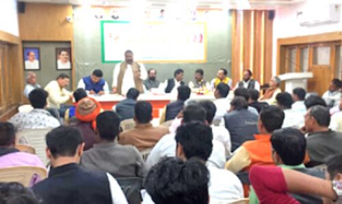 भाजपा कार्यकर्ताओं को दी सम्मेलनों की जिम्मेदारी