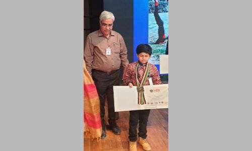 8 साल की उम्र में आदित्य बने इंटरनेशनल टॉप 100 इंडिया बुक ऑफ रिकॉर्ड होल्डर