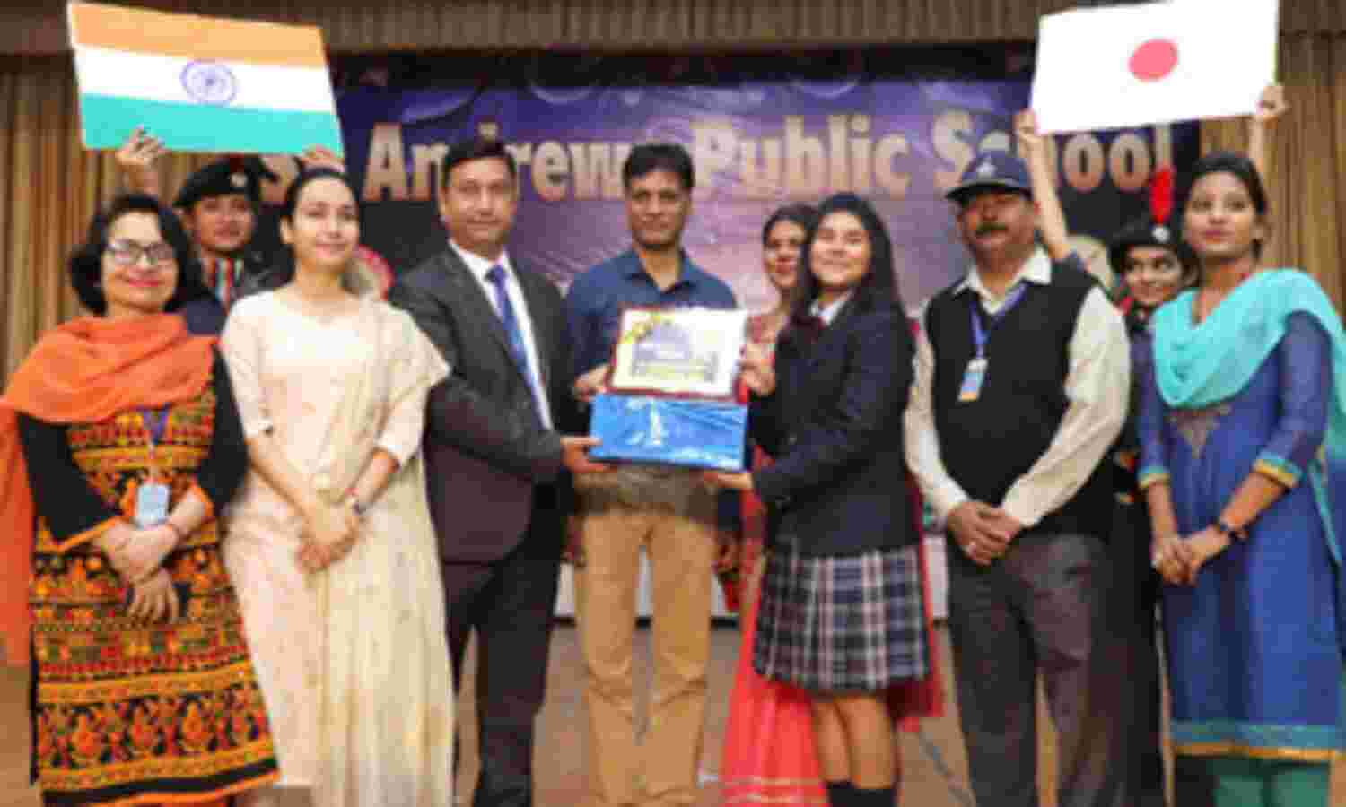 सेंट एण्ड्रूज की छात्रा ने जापान में पेश किया बेटी पढ़ाओ बेटी बचाओ का उदाहरण