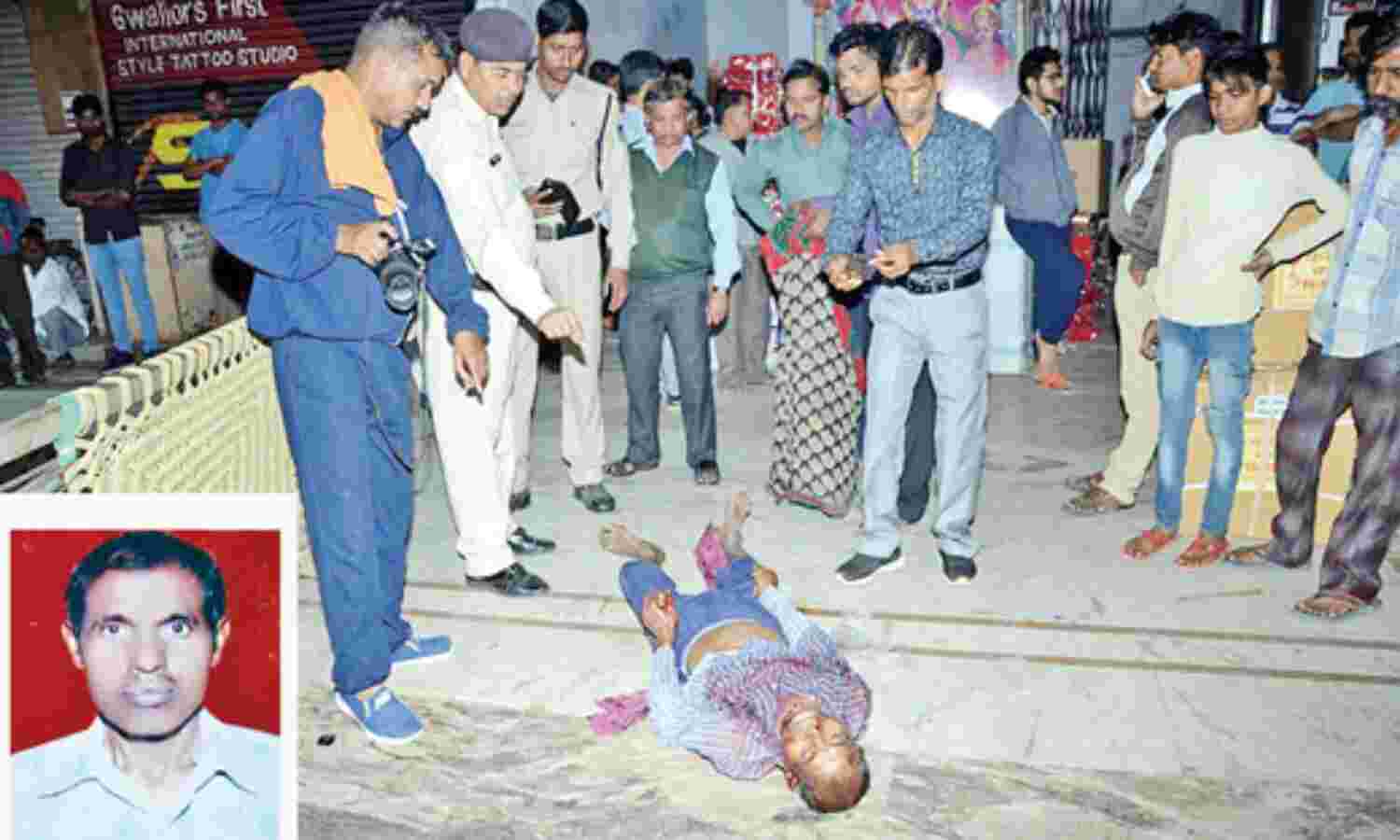 गुलाब मार्केट में चाकू से गोदकर चौकीदार की हत्या