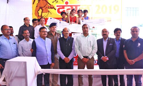 श्री दाऊजी दंगल में हरियाणा और दिल्ली ने जीता सोना और चांदी