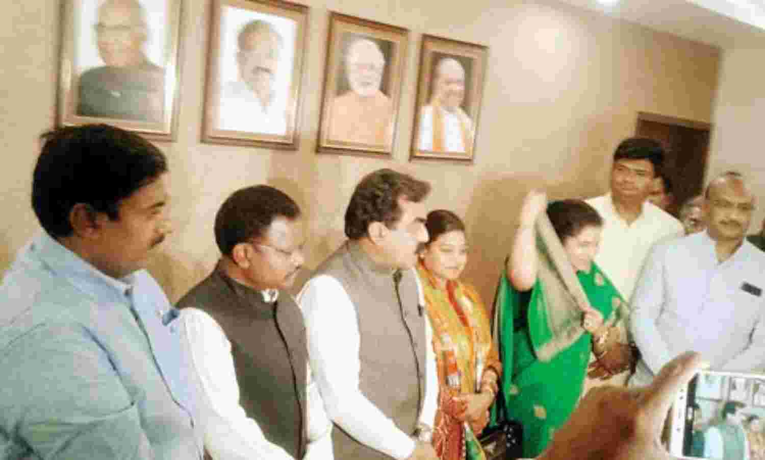 नेत्री हिमाद्री सिंह भाजपा में शामिल