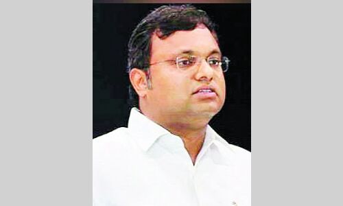 विरोध के बावजूद कांग्रेस ने पी. चिदंबरम के बेटे को दिया टिकट विरोध के बावजूद कांग्रेस ने पी. चिदंबरम के बेटे को दिया टिकट