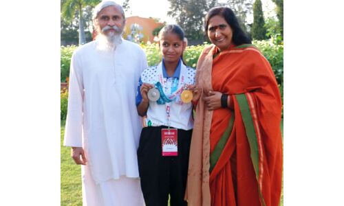 स्पेशल ओलंपिक में आयुशी ने जीता स्वर्ण