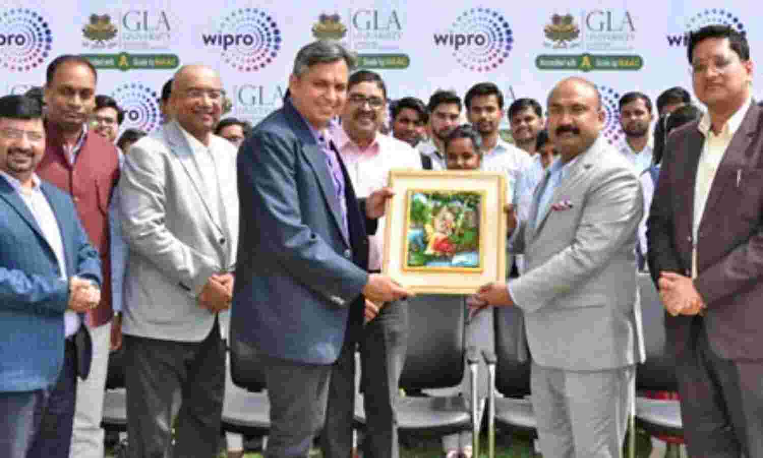 विप्रो के वाइस प्रेसीडेंट से रूबरू हुए जीएलए विवि के विद्यार्थी