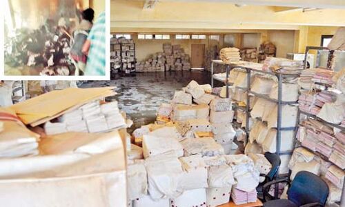 अब परीक्षा भवन में लगी भीषण आग उत्तरपुस्तिकाएं जलकर हुईं खाक