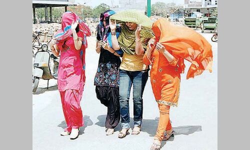 मौसम ने उगली आग!