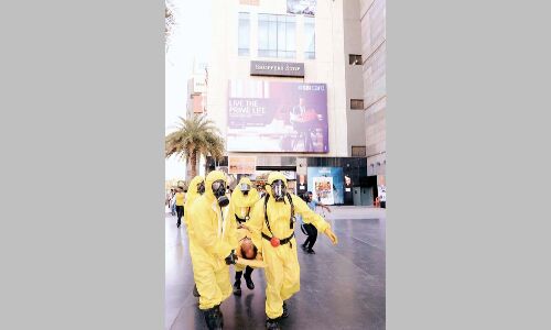 एनडीआरएफ जवानों का जोशीला प्रदर्शन, घायलों को साठ फुट ऊंचाई से सुरक्षित उतारा