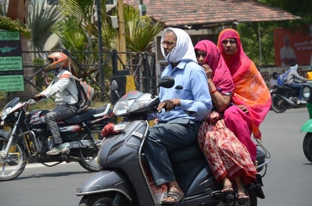 राजस्थान से आर्इं गर्म हवाओं का असर, दूसरी बार 46 के करीब पहुंचा पारा