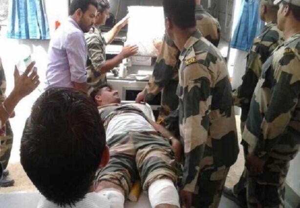 राजस्थान के जैसलमेर जिले के रामगढ़ थाना क्षेत्र में मोर्टार ब्लास्ट में 9 जवान घायल