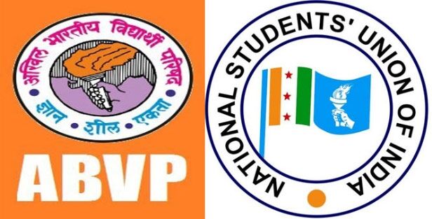 छात्रसंघ चुनाव नतीजे : एनएसयूआई और एबीवीपी ने दो-दो सीटों पर की जीत हासिल