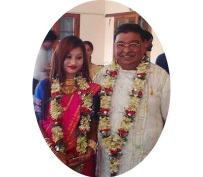 70 साल के इस शख्स  ने की बहू से भी छोटी लड़की से शादी