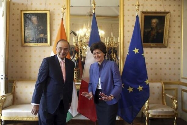 अरुण जेटली ने की फ्रांस की रक्षामंत्री से सिल्वी गौलार्ड मुलाकात