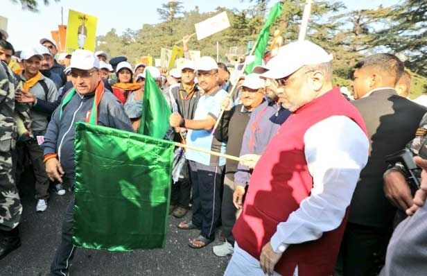 अमित शाह ने शिमला में रन फॉर यूनिटी को दिखाई हरी झंडी