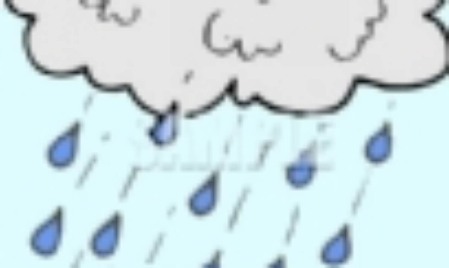 रिमझिम बारिश का क्रम जारी