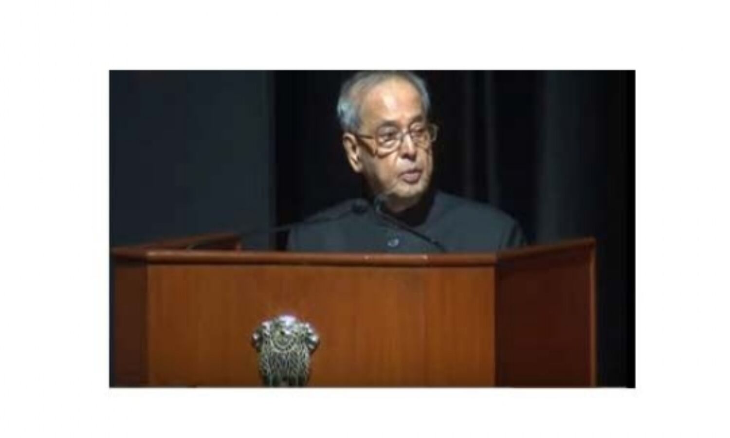 राष्ट्रपति प्रणव मुखर्जी ने देश के संबोधन में कहा - हिंसा मुक्त समाज देश की सबसे बड़ी ताकत