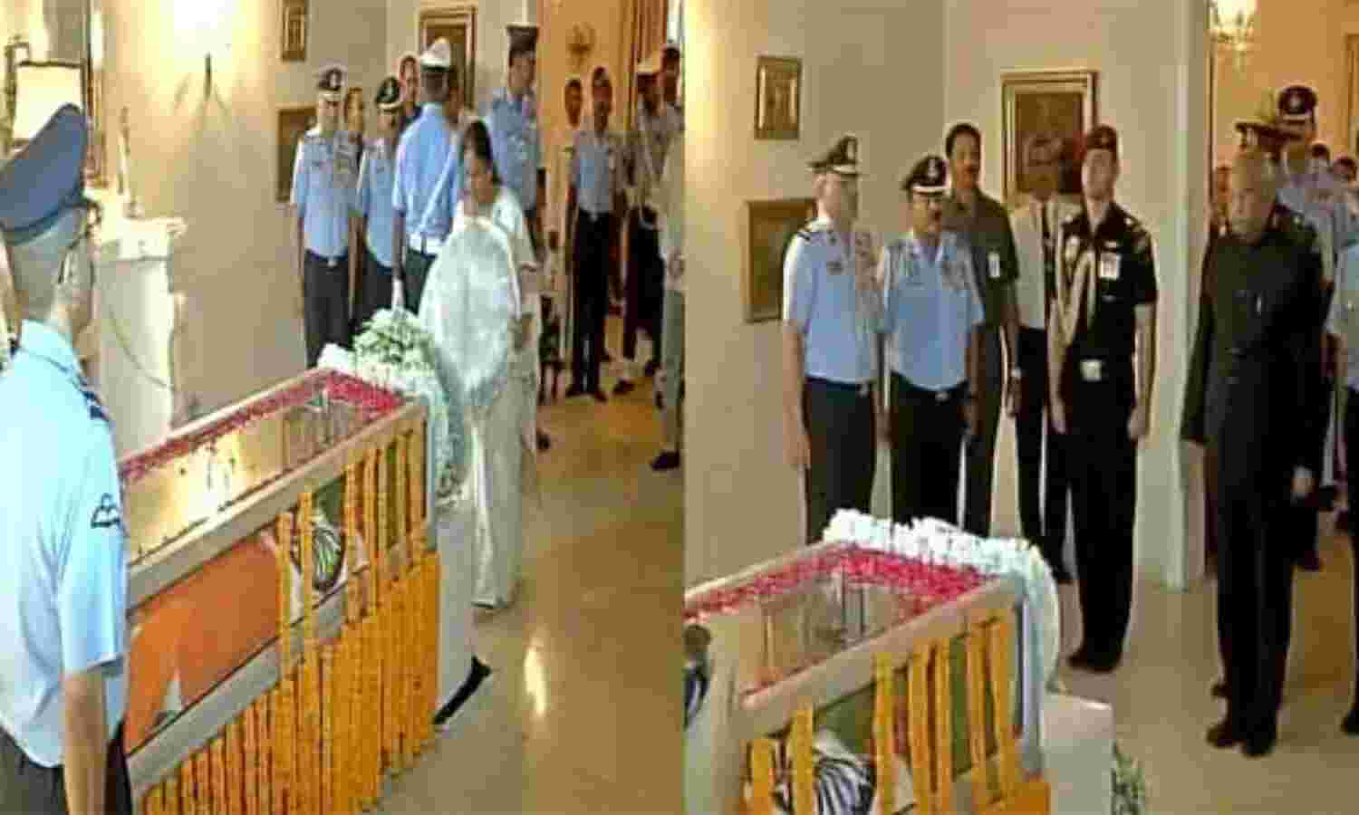 राष्ट्रपति और रक्षा मंत्री ने दी मार्शल अर्जन सिंह को दी श्रद्धांजलि