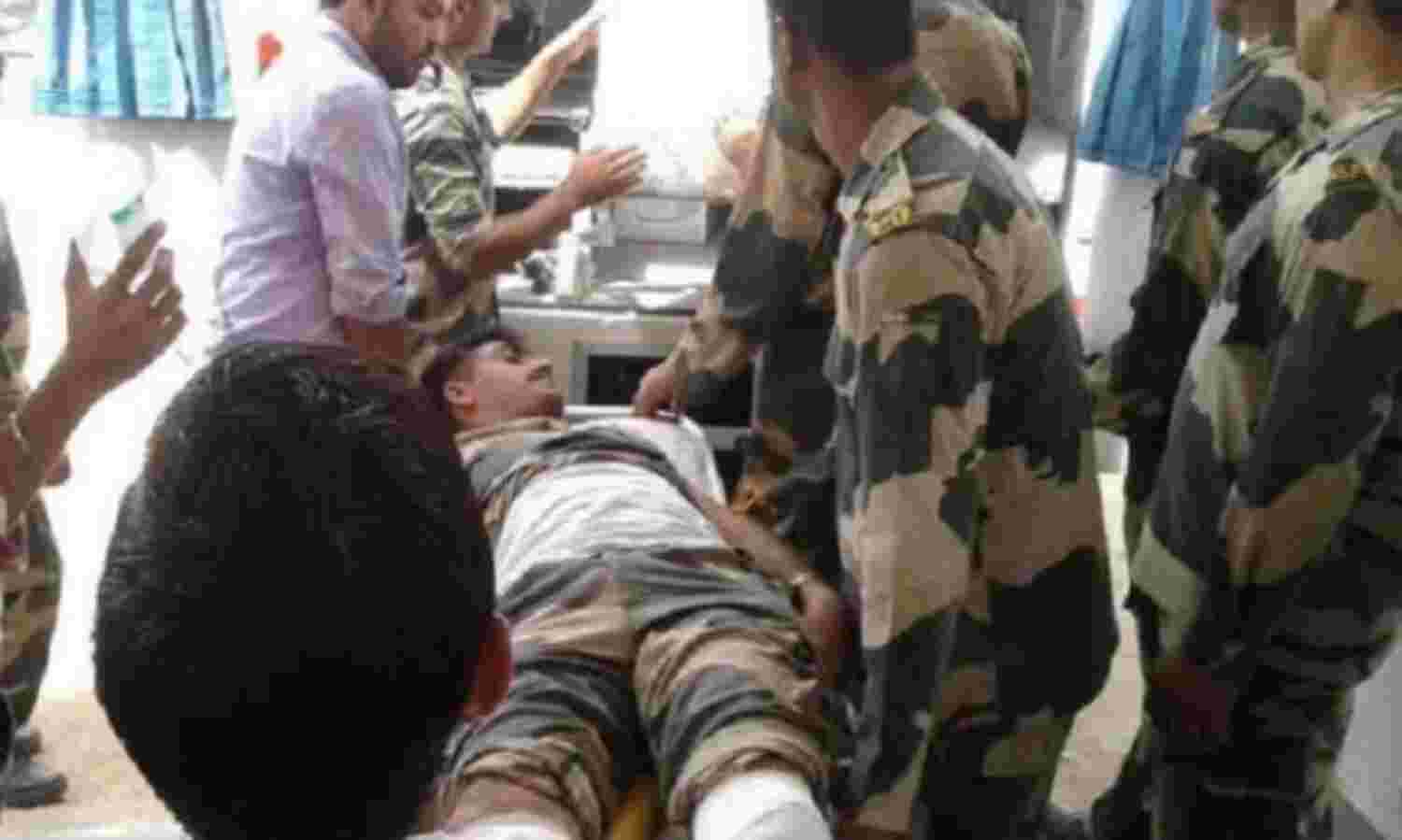 राजस्थान के जैसलमेर जिले के रामगढ़ थाना क्षेत्र में मोर्टार ब्लास्ट में 9 जवान घायल