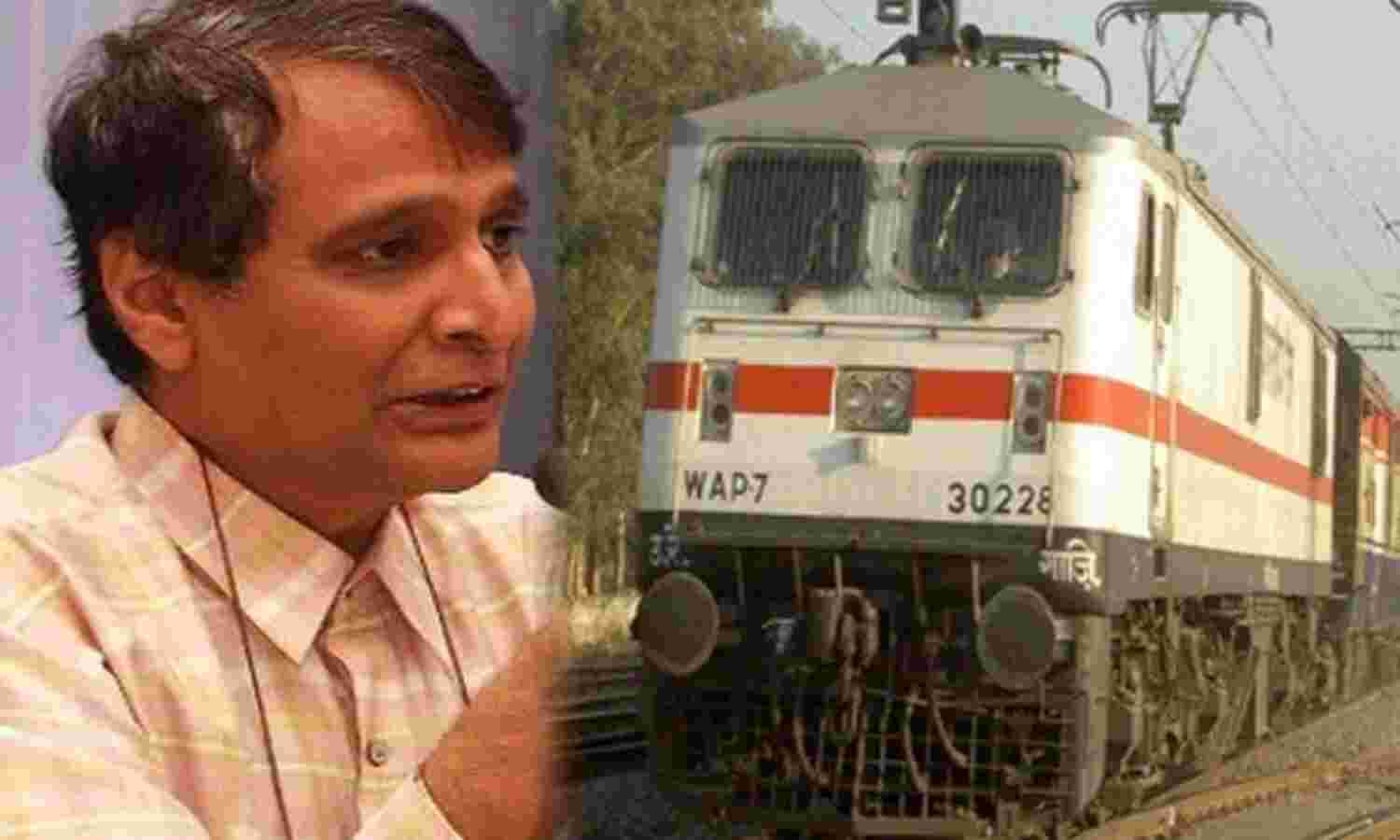 रेल मंत्री सुरेश प्रभु आज प्रदेश प्रवास पर