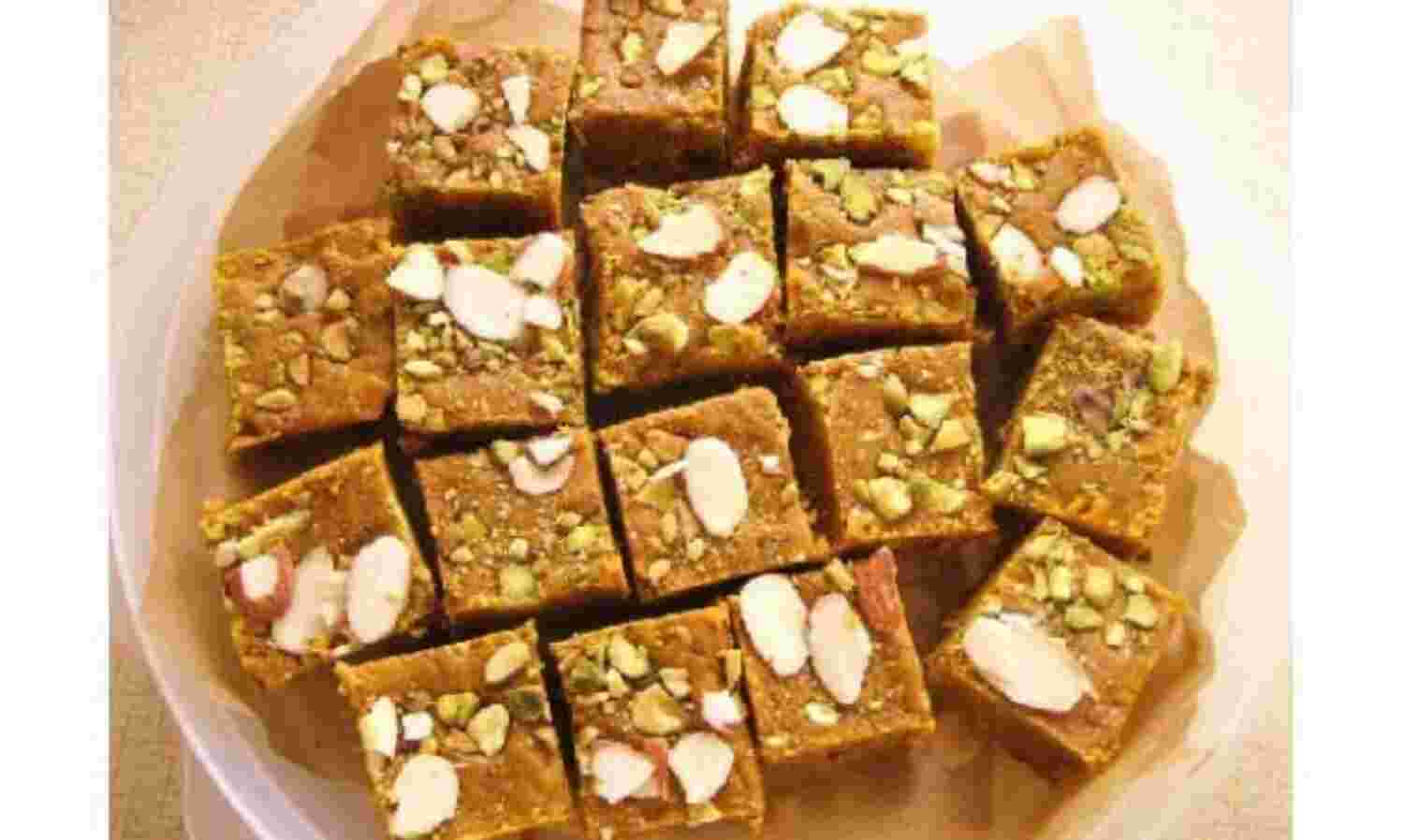 रक्षाबंधन के त्यौहार पर घर में बनाये मोहनथाल