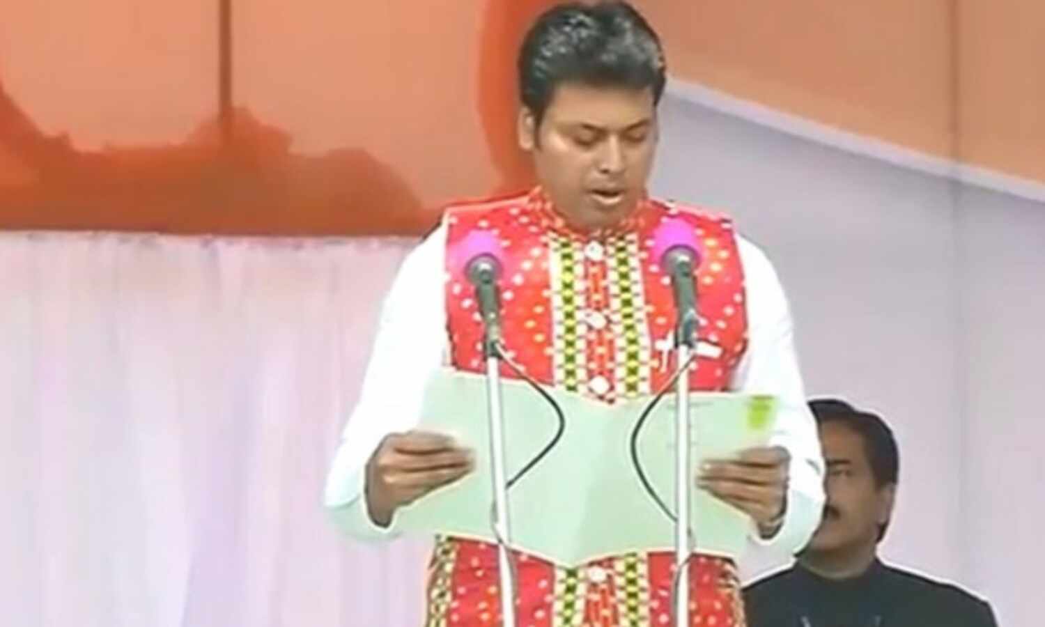 बिप्लव कुमार देव ने संभाली त्रिपुरा की कमान