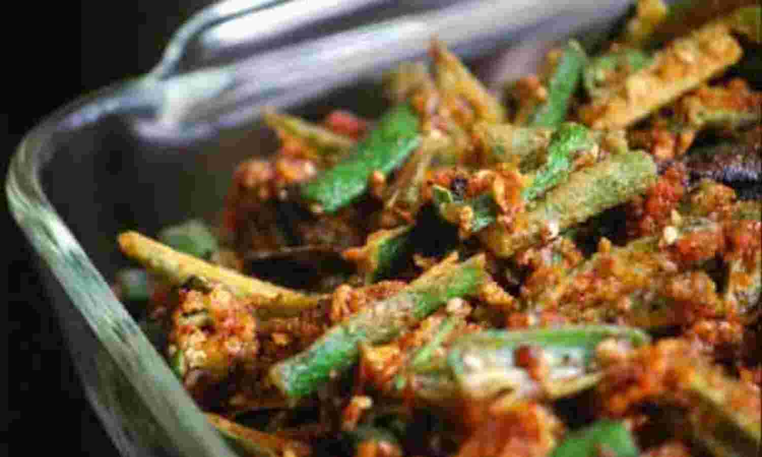 बेसन भिंडी