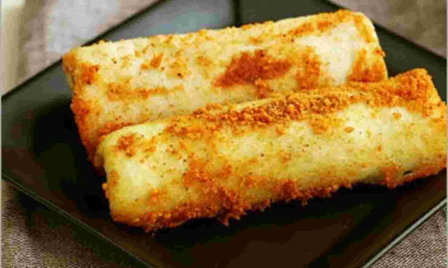 ब्रेड पनीर रोल ब्रेड पनीर रोल