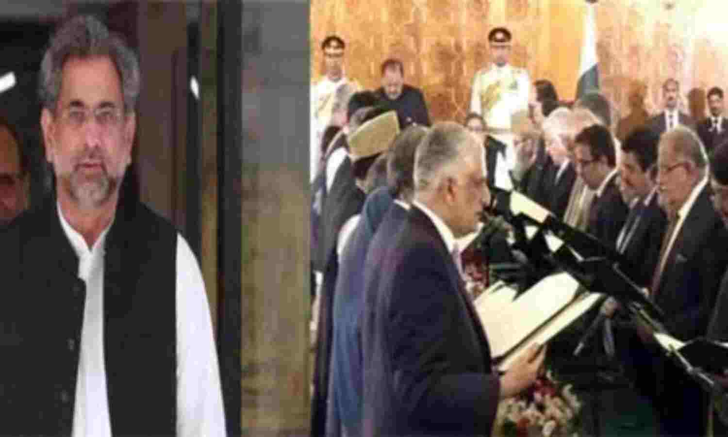 पाक में नए मंत्रिमंडल का गठन, 46 मंत्रियों ने ली शपथ पाक में नए मंत्रिमंडल का गठन, 46 मंत्रियों ने ली शपथ