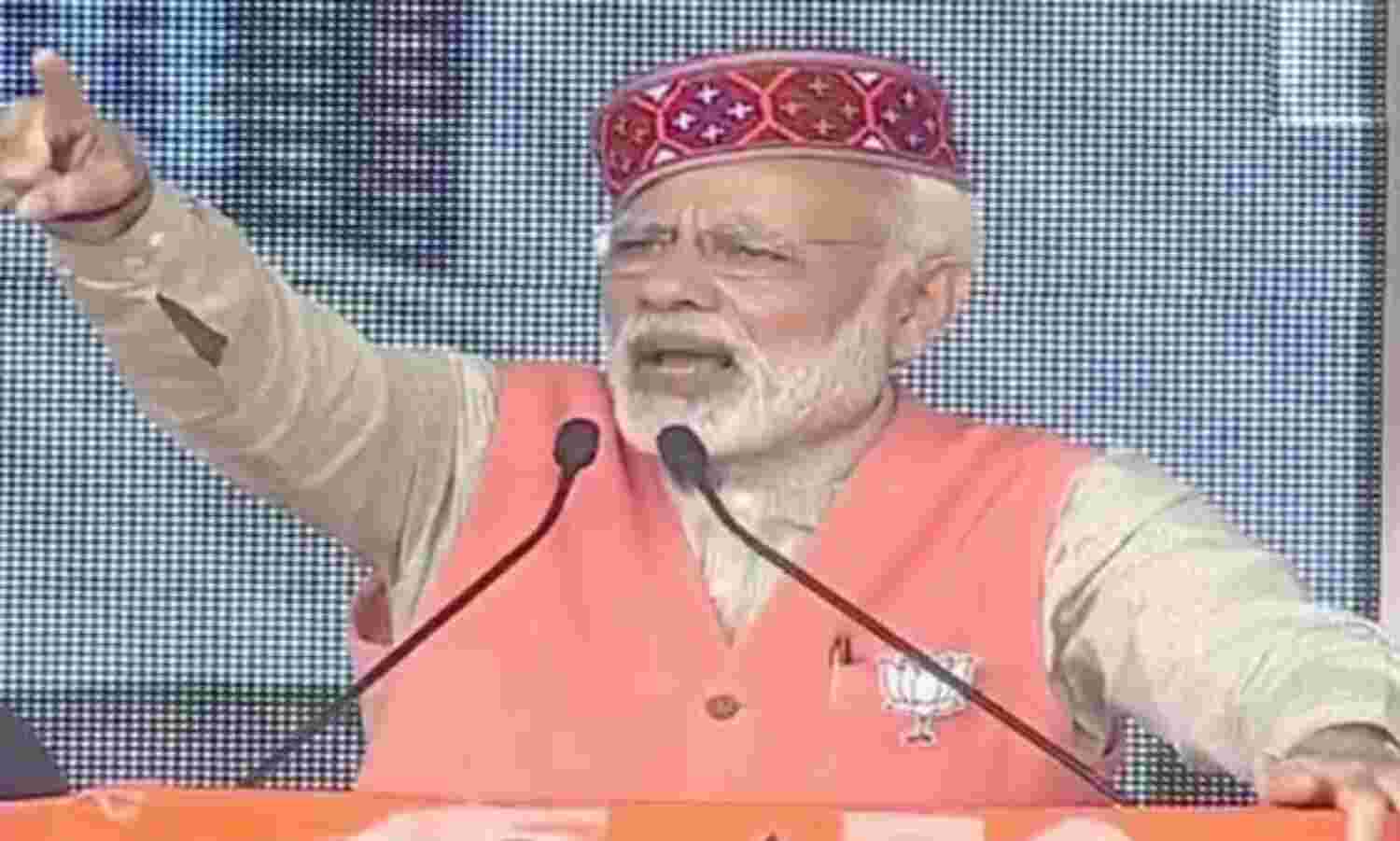 प्रधानमंत्री बोले - हिमाचल को पांच दानवों से मुक्ति चाहिए