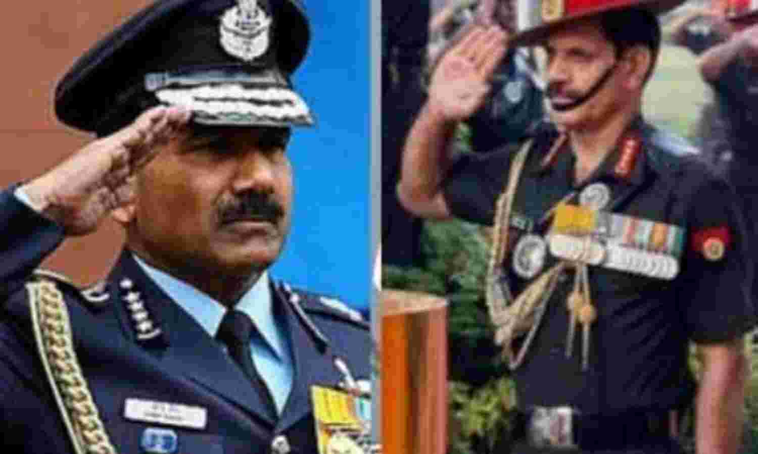 थलसेना प्रमुख सुहाग व वायुसेना प्रमुख राहा सेवानिवृत्त थलसेना प्रमुख सुहाग व वायुसेना प्रमुख राहा सेवानिवृत्त