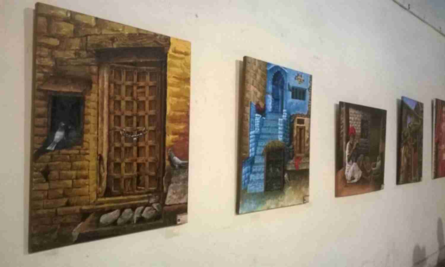 तीन दिवसीय कला प्रदर्शनी का शुभारंभ