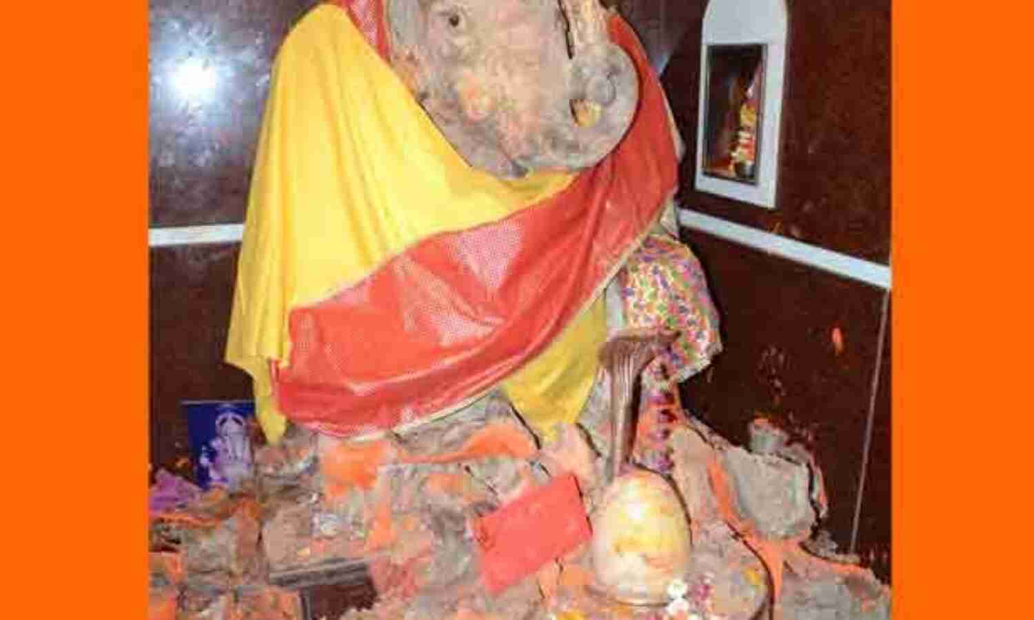 चोला छोड़ 500 वर्ष पुराने स्वरूप में लौटे मोटे गणेश जी