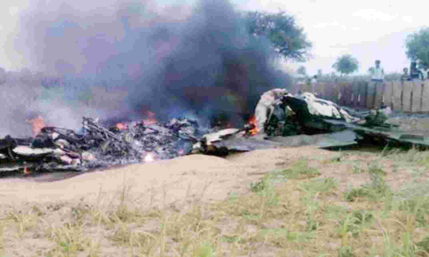 इंडियन एयरफोर्स का लडाकू विमान मिग-21 दुर्घटनाग्रस्त, पायलट सुरक्षित