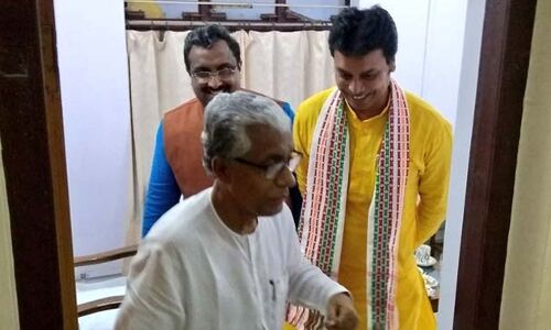 माणिक सरकार के बंगले से निकला था महिला का कंकाल